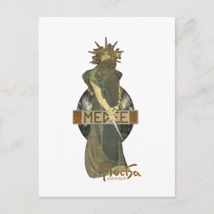 Carte Postale Alphonse Muchas Medee (1898)