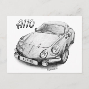 Carte Postale Alpine A110