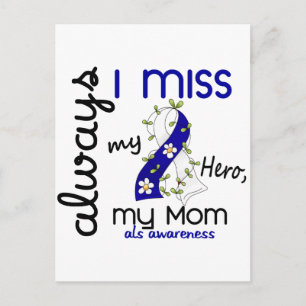 Carte Postale ALS Toujours, ma mère me manque 3