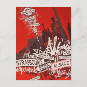 Carte Postale Alsace -
