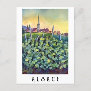 Carte Postale Alsace, France