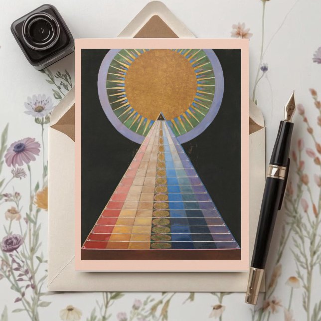 Carte Postale Altarpiece No 1,Group X Altarpieces,Hilma af Klint (Créateur téléchargé)