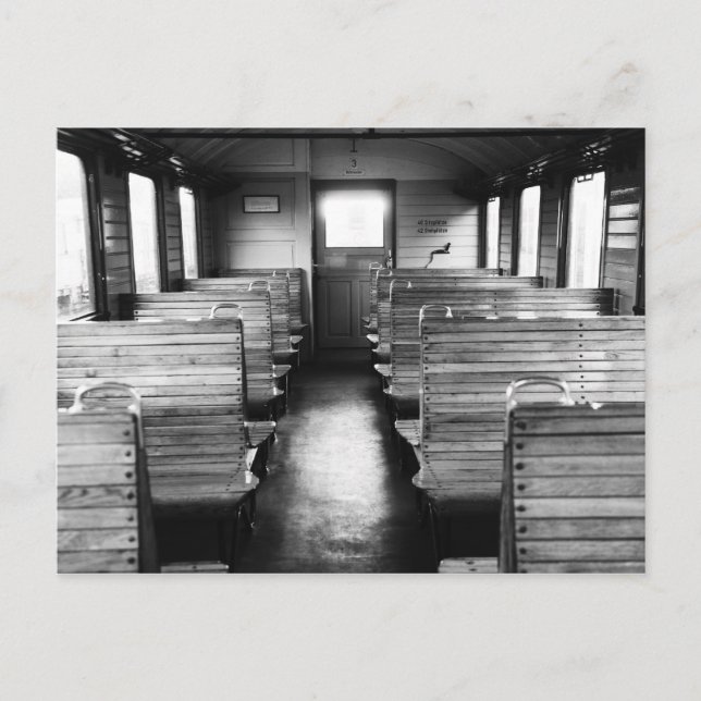Carte Postale Altes Zugabteil (Devant)