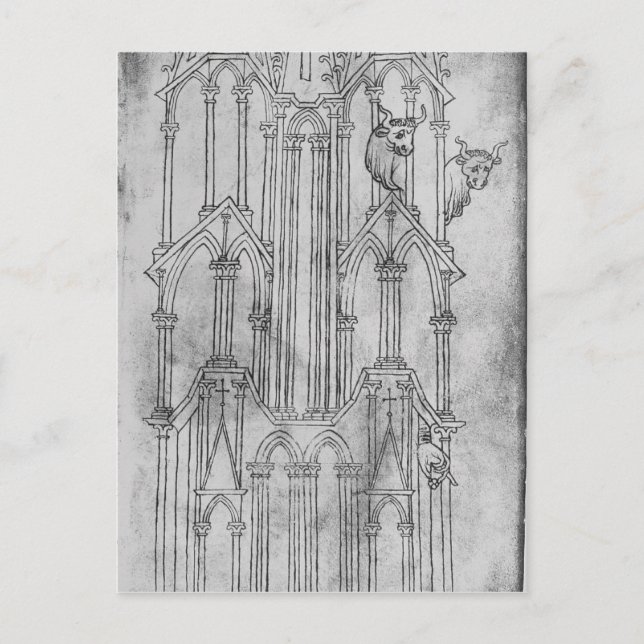 Carte Postale Altitude de la tour de la cathédrale de Laon (Devant)