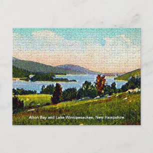 Carte Postale Alton Bay et Lake Winnipesaukee, New Hampshire