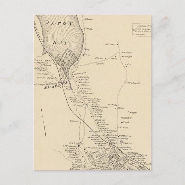 Carte Postale Alton PO (Devant)