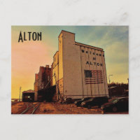 Carte postale Alton Silo