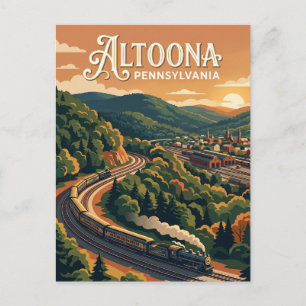 Carte Postale Altoona, Pennsylvanie