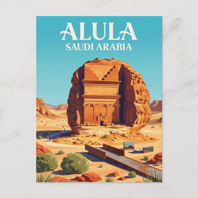 Carte Postale AlUla Arabie Saoudite (Devant)