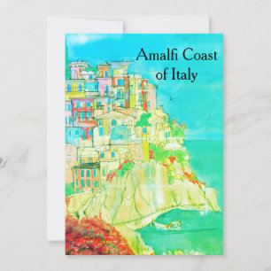 Carte postale Amalfi Coast Italy par artiste