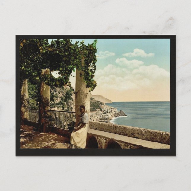 Carte Postale Amalfi, des Capuccini, Naples, Italie classique (Devant)