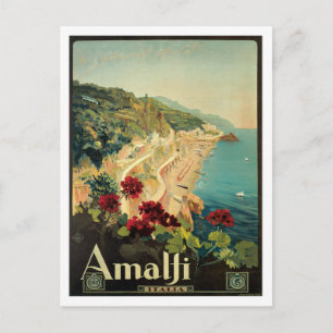 Carte Postale Amalfi Italia Italie Vintage