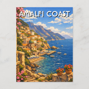 Carte Postale Amalfi Italie