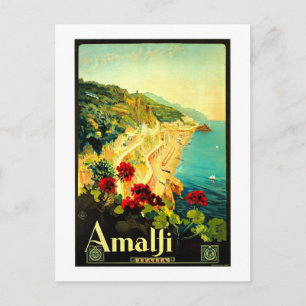 Carte Postale Amalfi Italie Italia VintageTravel Publicité