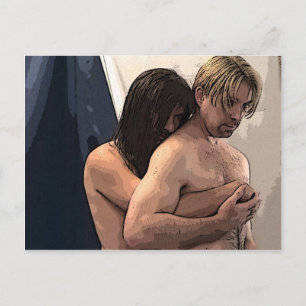 Carte Postale Amants