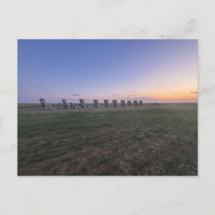 Carte Postale Amarillo Texas Route 66 Graffiti au coucher du sol