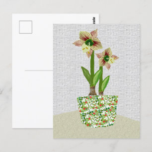 Carte postale Amaryllis