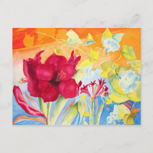 Carte postale Amaryllis Morning Glories