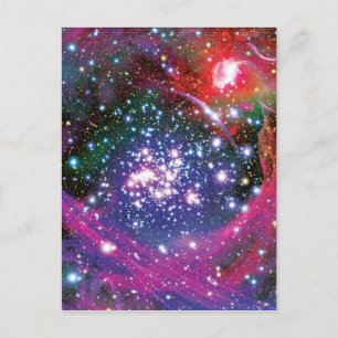 Carte Postale Amas d'étoiles des Arches Impression d'artiste col