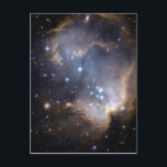 Carte Postale amas d'étoiles ngc 602 univers de galaxie<br><div class="desc">amas d'étoiles galaxie espace univers ngc 602</div>