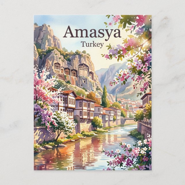 Carte Postale Amasya Turquie (Devant)