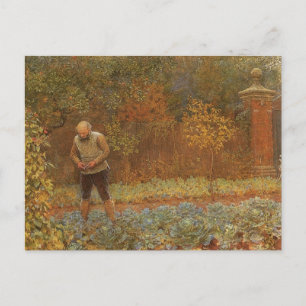 Carte Postale Amateur (Coachman & Cabbages) par Frederick Walker