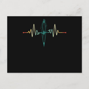 Carte Postale Amateur de kayak drôle vintage canoë bateau