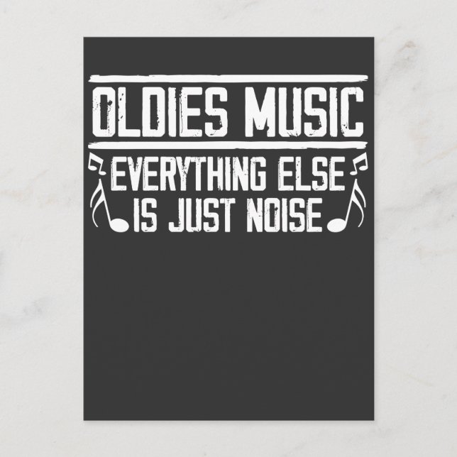 Carte Postale Amateur de musique Old School Oldies Musicien 90s  (Devant)