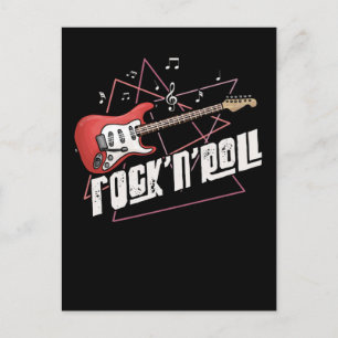 Carte Postale Amateur de Rock and Roll Musique de Guitare