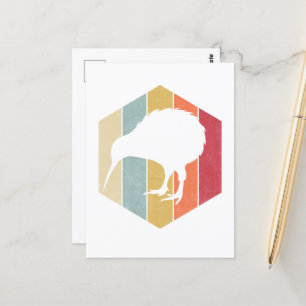 Carte Postale Amateur vintage d'oiseau Kiwi Nouvelle-Zélande Kiw