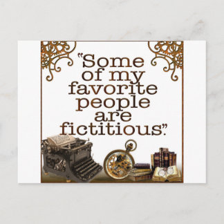 Carte Postale Amateurs de livres / Écrivains & Auteurs