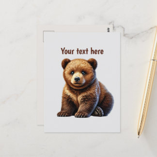 Carte Postale Amateurs d'ours mignonnes personnalisables