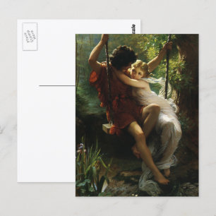 Carte Postale Amateurs en Swing. Printemps par Pierre Auguste Co
