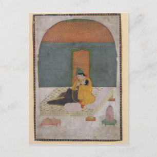 Carte Postale Amateurs en terrasse, Garhwal, c.1780-1800