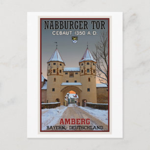 Carte Postale Amberg - Nabburger Tor