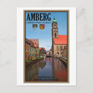 Carte Postale Amberg - Vils River