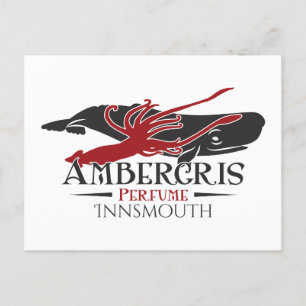 Carte Postale Ambergris Sperm Baleine Parfum Innsmouth
