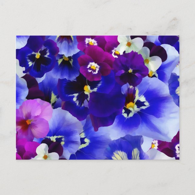 Carte Postale Ambiance florale (Devant)