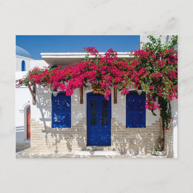 Carte postale ambiance île grecque (Devant)