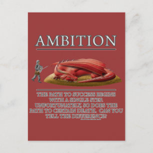 Carte Postale Ambition Imaginaire (de)Motivateur