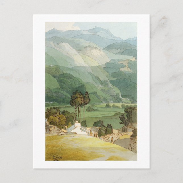 Carte Postale Ambleside, 1786 (avec stylo et encre sur graphit) (Devant)