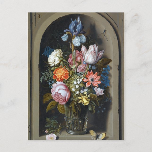 Carte Postale Ambrosius Bosschaert l'aîné Une vie morte (Devant)