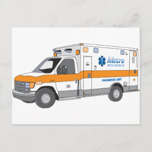 Carte Postale Ambulance
