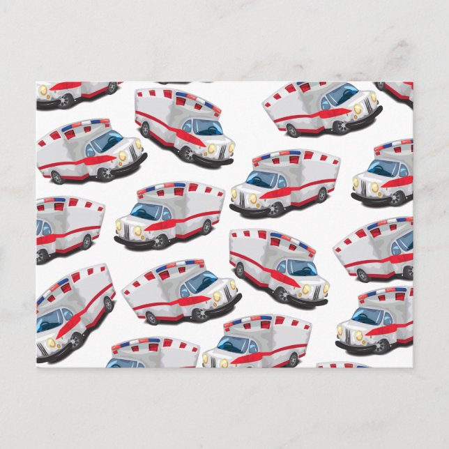 Carte Postale Ambulance (Devant)