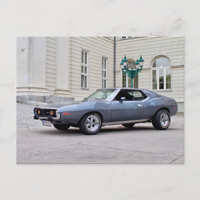 Carte Postale AMC Javelin SST 1974 (Devant)