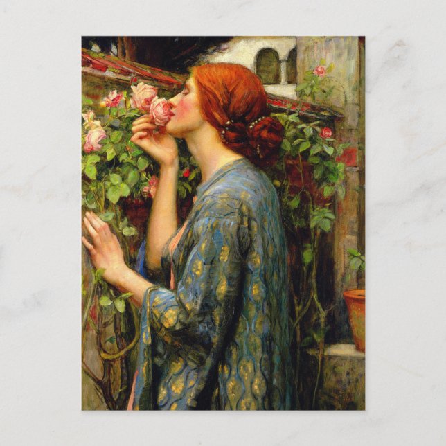 Carte Postale Âme de la rose John William Waterhouse (Devant)