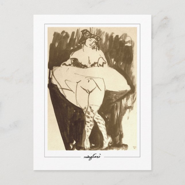 Carte Postale Amedeo Modigliani #168 - Beaux-arts (Devant)