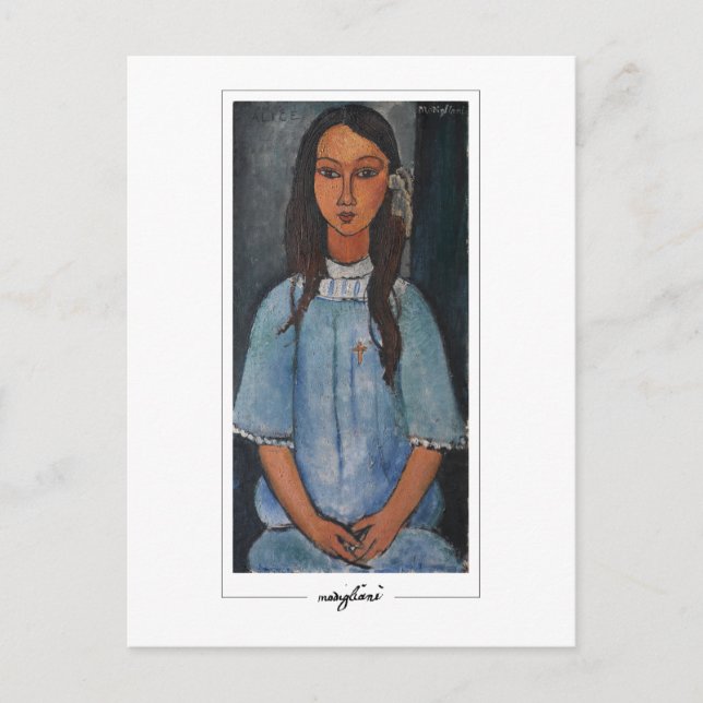 Carte Postale Amedeo Modigliani #5 - Beaux-arts (Devant)