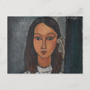 Carte Postale Amedeo Modigliani - Alice