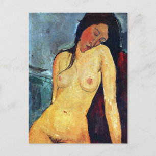 Carte Postale Amedeo Modigliani - Femme assise